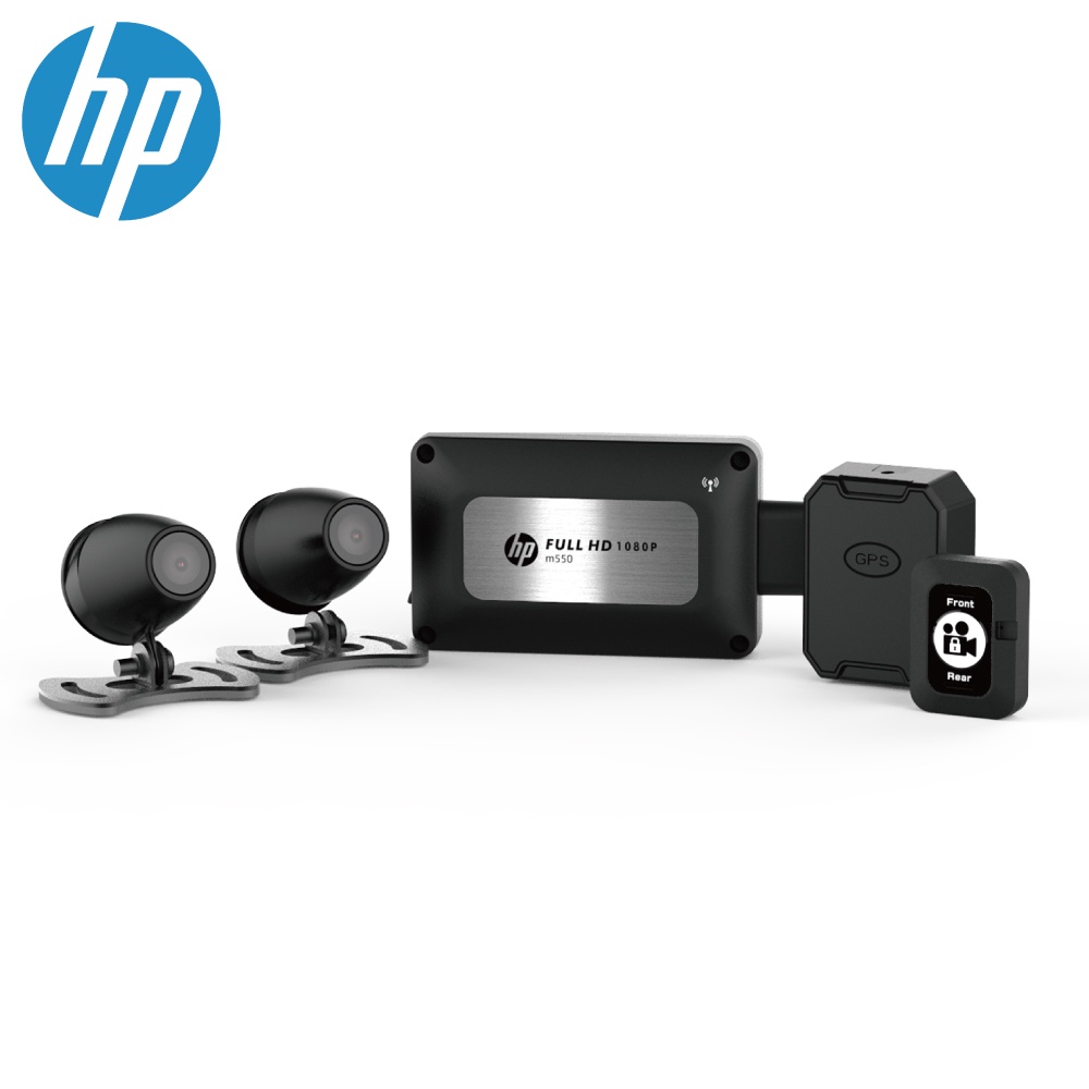 HP惠普 M550 GPS定位 WIFI 機車行車記錄器 ~SONY雙鏡頭 TS碼流