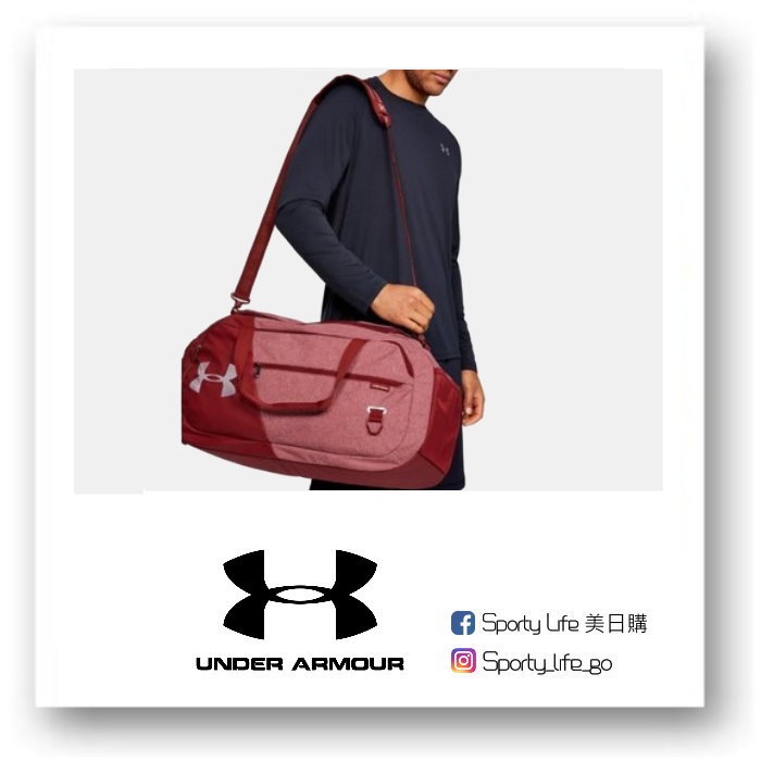 【SL美日購】UA Undeniable 4.0 行李袋 中 Duffel 酒紅 旅行袋 大包包 1342657-615
