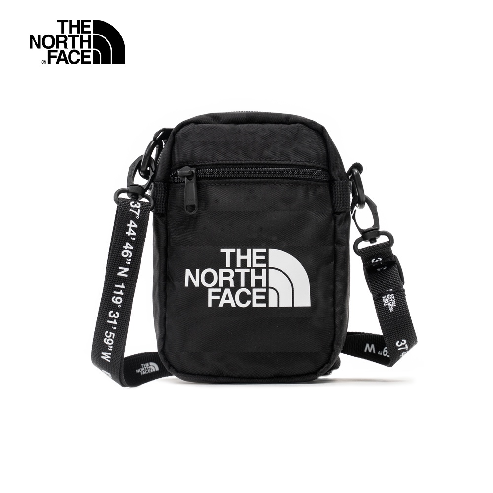 The North Face北面男女款黑色輕巧休閒單肩包｜52UHJK3