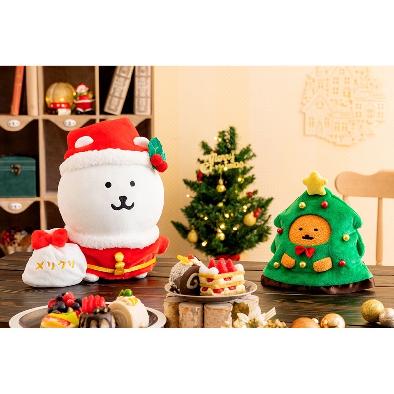自嘲熊 吐槽熊 可樂餅 Nagano 白熊 聖誕節 JOKE BEAR 對自己吐槽的白熊 自我嘲諷熊 聖誕樹 鼴鼠 長野