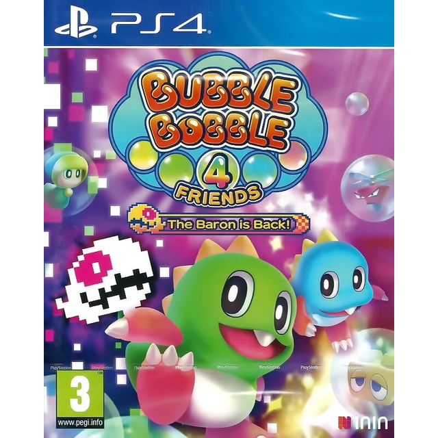 【二手遊戲】PS4 泡泡龍4 夥伴 伙伴 骷髏阿怪的反擊 BUBBLE BOBBLE 4 FRIENDS 中文版 台中