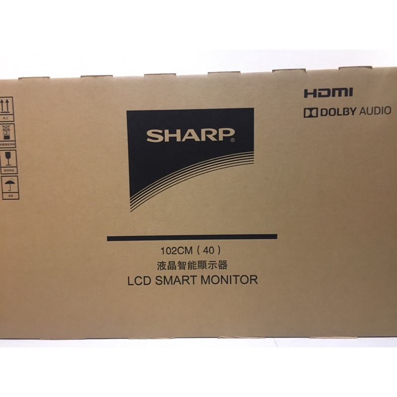 夏普 SHARP 40吋 電視 智能連網顯示器