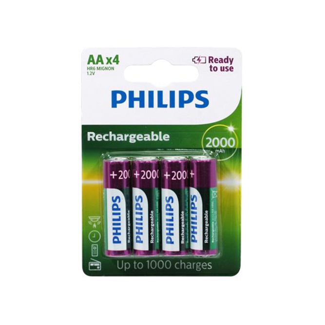 PHILIPS 飛利浦 低自放電3號鎳氫充電電池(4入)【小三美日】空運禁送 DS009919