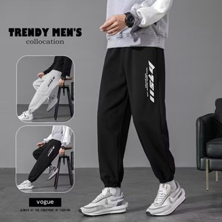 臺灣出貨M-8XL 工作褲 休閒長褲 褲子男 休閒褲 運動褲 男生長褲 束腳褲男韓版修身哈倫衛褲『癮品流行』