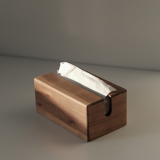 mooin Line 黑胡桃面紙盒 實木 面紙盒 面紙套 木質 木紋 衛生紙收納