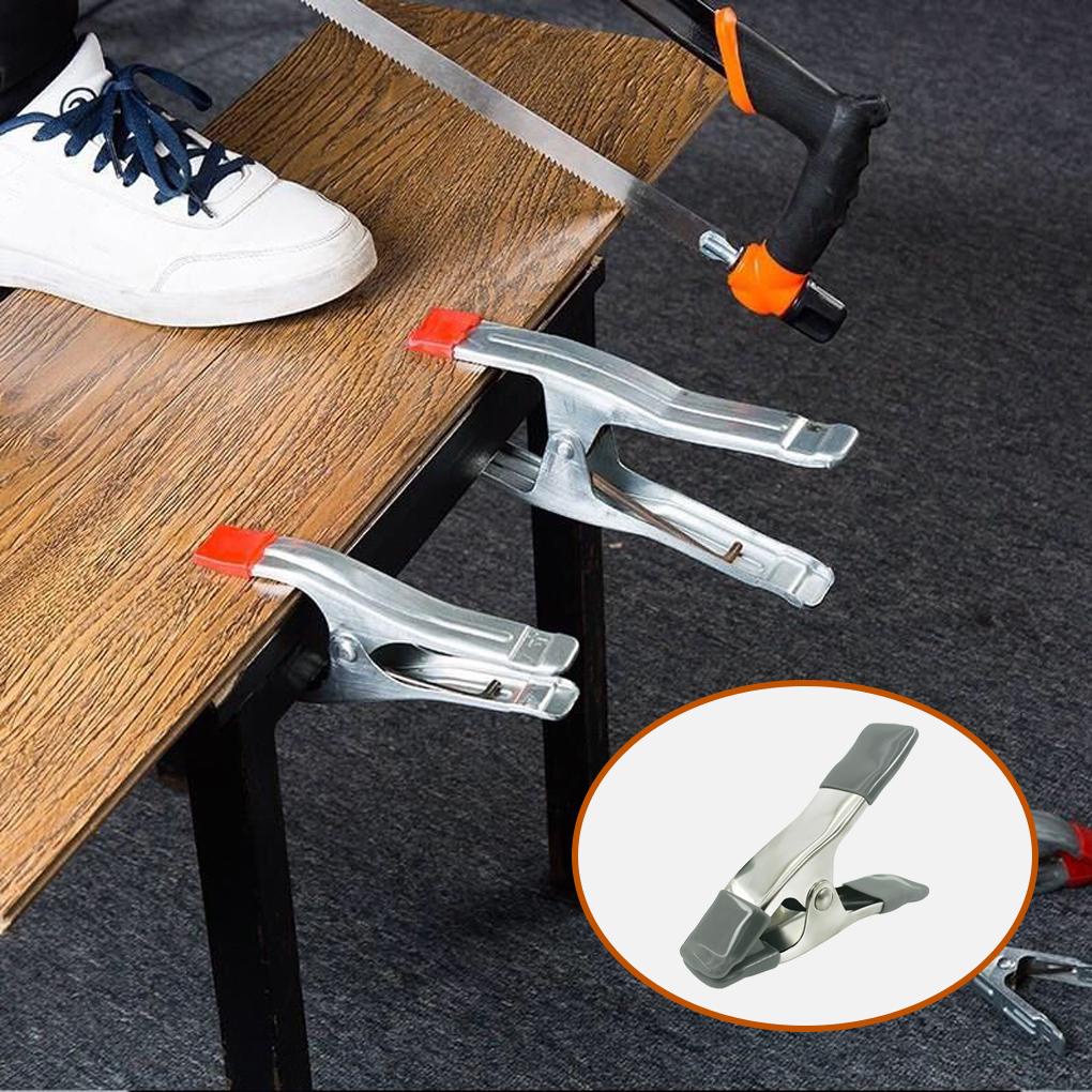 1/2/3 DIY 手工裁縫金屬彈簧夾防滑攝影木工溫室夾 4 英寸固定緊固工具