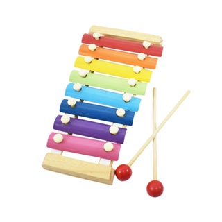 (CNS商驗合格)寶寶木製八音敲琴 手敲琴 八音敲琴 木琴樂器玩具 早教玩具 啟蒙玩具 頑玩具