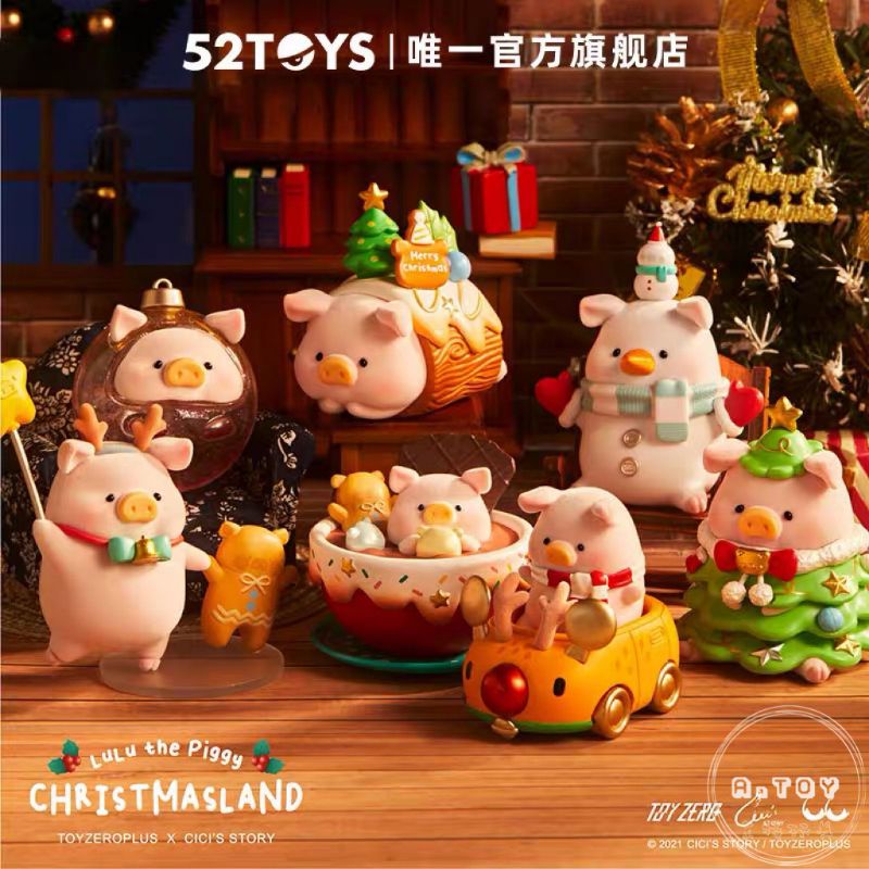 {預購} 52TOYS 罐頭豬 LuLu豬 2021聖誕 聖誕小鎮系列 全新未拆封 拆盒確認款
