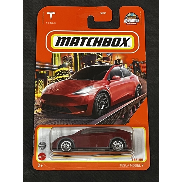 火柴盒 matchbox 特斯拉 tesla model y 電動車 休旅車 吊卡