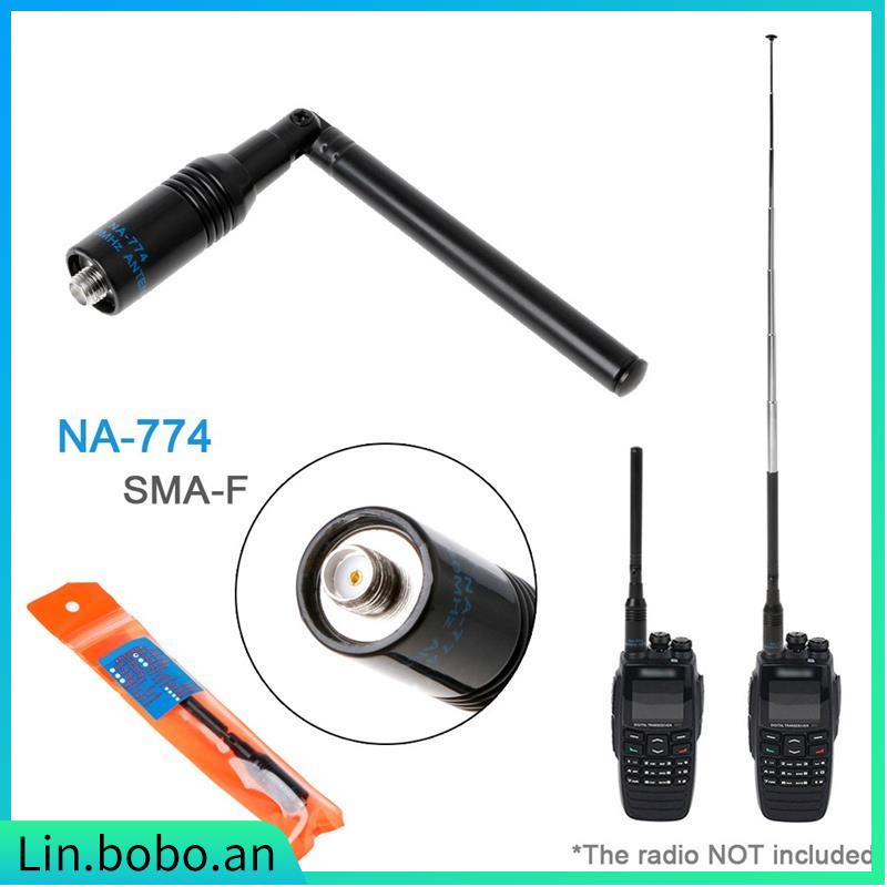 NA774 SMA-F Telescopic UHF/VHF Walkie Talkie Foldable Antenn