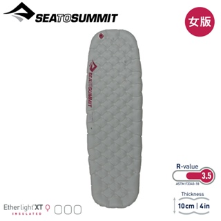 【Sea to Summit 澳洲輕厚系列睡墊-加強版女R(含充氣袋,維修貼,枕貼)《深灰》】STSAMELXTINS