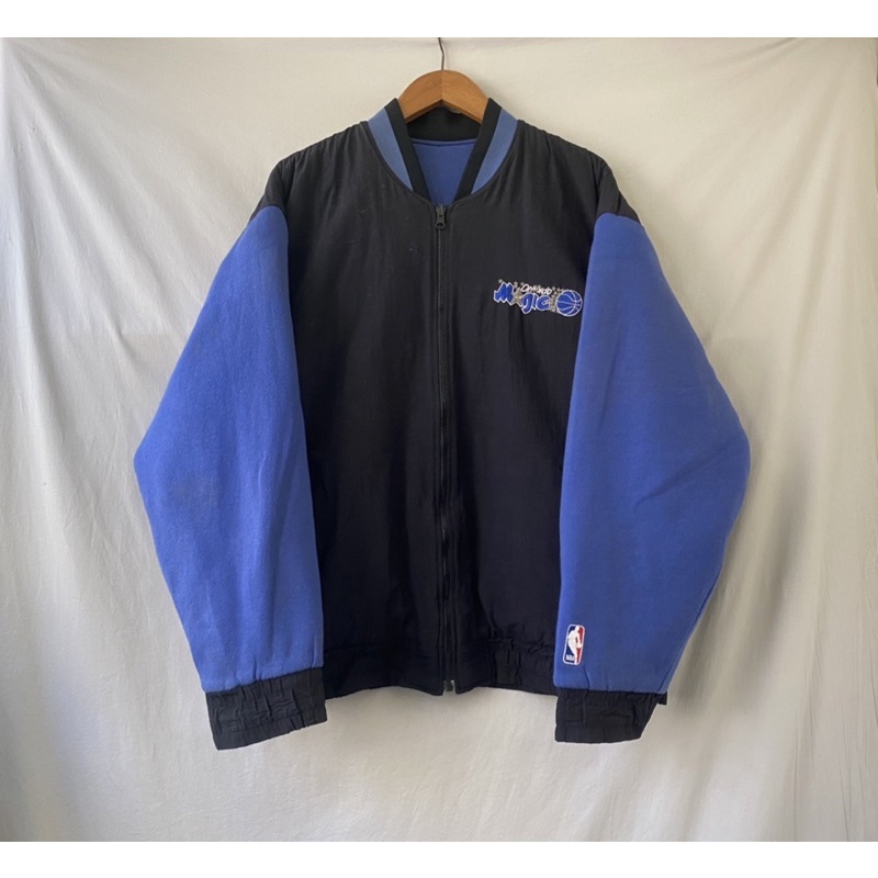 《舊贖古著》90s Magic reversible jacket NBA 魔術隊 鋪棉外套 古著 vintage