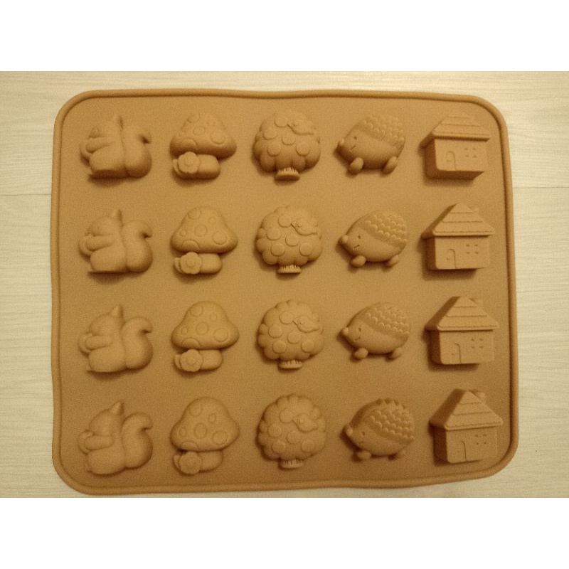 cotta 巧克力 模具 松鼠 刺蝟 蘑菇 情人節 模型