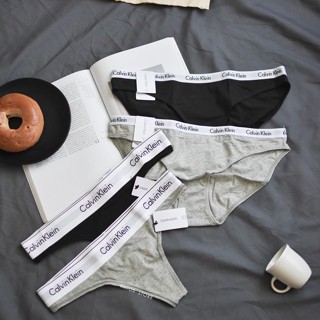 （現貨） Calvin Klein CK棉質內褲 三角 丁字 黑 灰