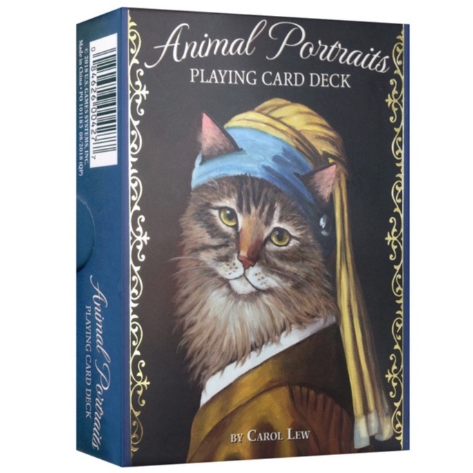 動物畫像撲克牌 Animal Portraits Playing Card Deck【左西購物網】