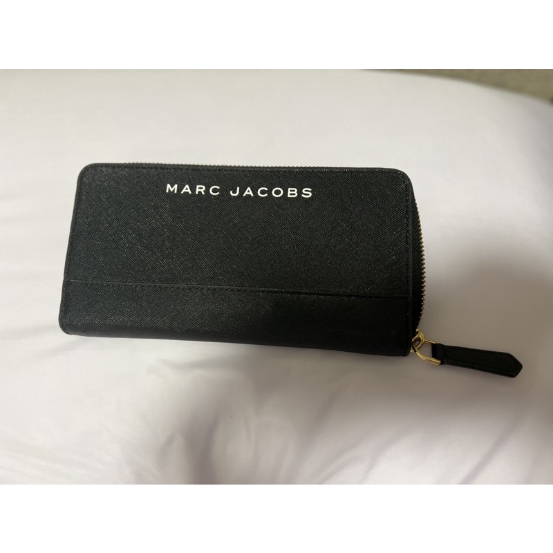 Marc Jacobs  MJ 字母款 防刮長夾 長夾 二手 9成新