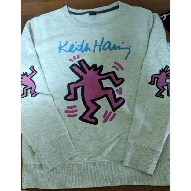 二手 SPRZ NY Keith Haring 女大童 長袖上衣 140公分 100%純棉