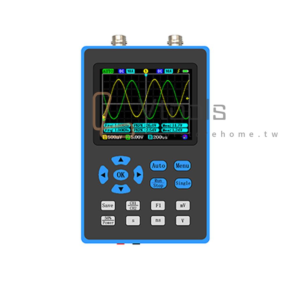 Hot DSO2512G 120M 帶寬便攜式手持雙通道示波器 2.8 英寸顯示屏 10mV 最小垂直 Sen A1