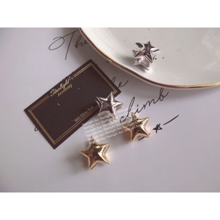 《Starlight Accessory》立體星星耳扣 星星耳環 純銀耳針 愛的迫降 星星飾品 韓國製
