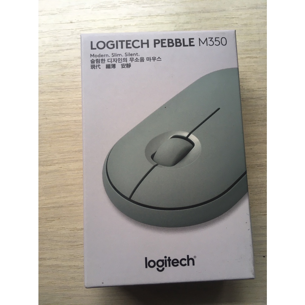 Logitech 羅技 M350 薄荷綠 鵝卵石無線滑鼠 藍芽滑鼠 無線滑鼠 靜音滑鼠