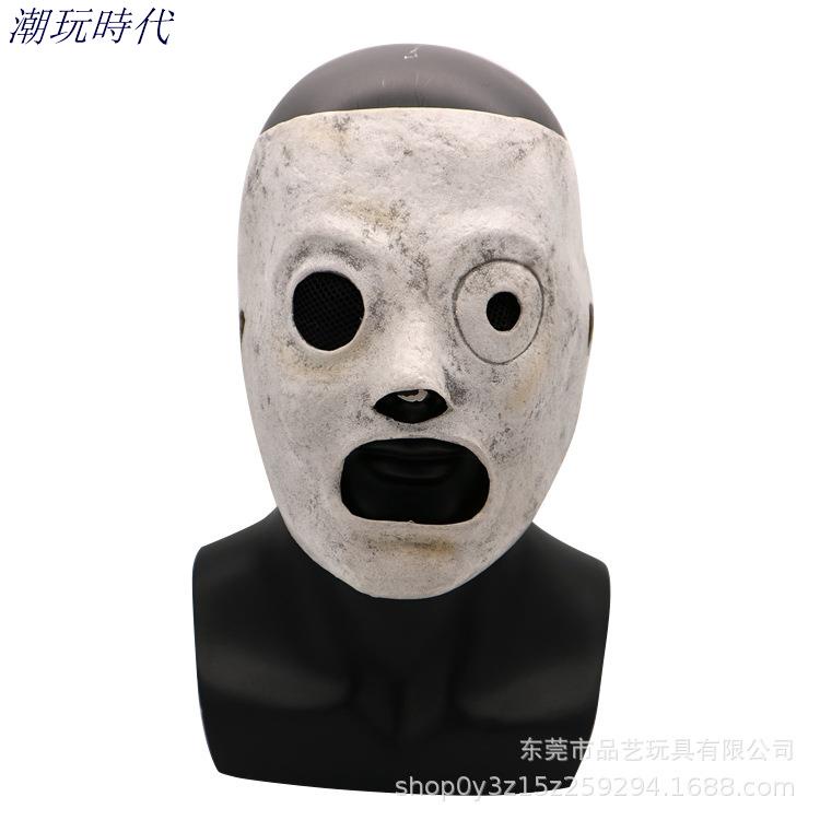 萬圣節電影主題面具道具恐怖面具Slipknot Joey Mask活結樂隊面具