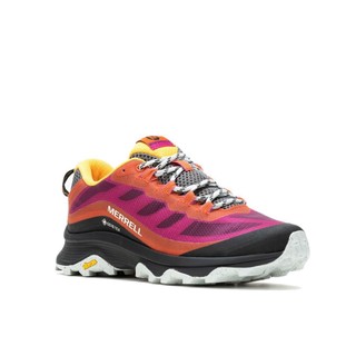 【MERRELL】Moab Speed GTX 女 防水登山戶外鞋 黃金大底 紫紅色 067794-612