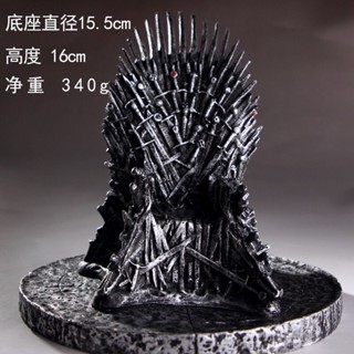 美劇影視周邊 冰與火之歌 權利的遊戲 16CM 鐵王座 PVC 模型 擺件