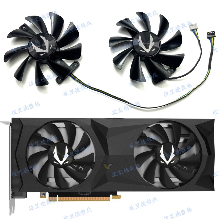 [IN STOCK]GPU fan 全新 ZOTAC/索泰RTX2080ti 2080 Twin Fan顯卡散熱風扇CF