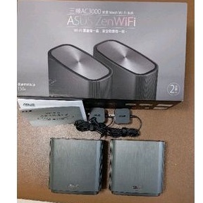 ASUS ZenWifi AC CT8雙入組 AC3000 Mesh 三頻 WiFi 無線路由器