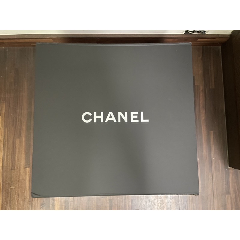 Chanel 瑕疵黑色空盒 巨型大紙盒 磁鐵盒 四邊破損 代購賣家包材