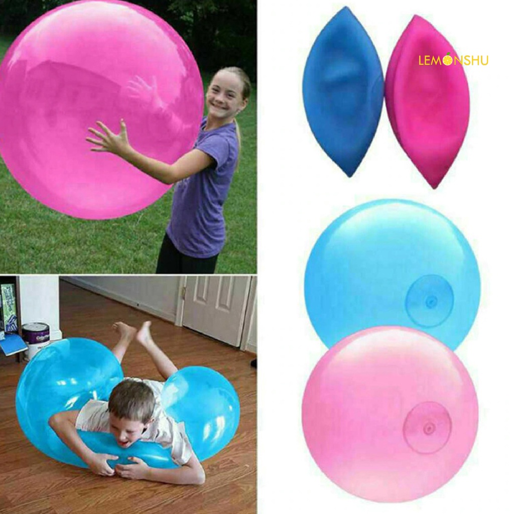 [檸檬樹戶外] 創意TPR兒童玩具彈力球 超大充氣球注水泡泡球