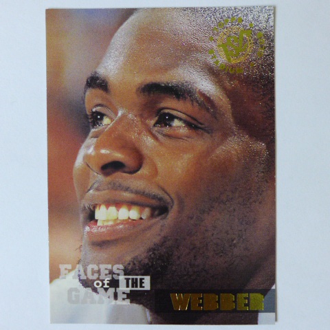 ~ Chris Webber ~名人堂/密西根五虎/克里斯•韋伯 1995年TSC.NBA大頭籃球卡