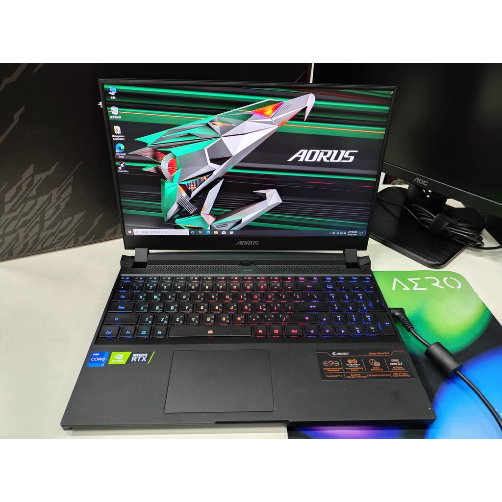 2手筆電 技嘉15P YD i7-11800H/RTX3080/16GB/1TB 頂規效能機 G06