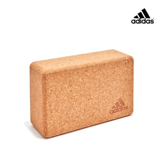 【Adidas 愛迪達】高密度軟木瑜珈磚