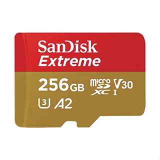 SANDISK SANDISK Extreme microSD 256GB U3 A2 V30 記憶卡 (公司貨) -