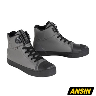 RS TAICHI 防摔車靴 RSS011 GRAY BLACK 灰黑 BOA系統 耐磨布 防水 太極 | 安信商城