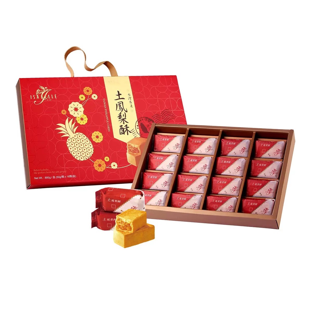伊莎貝爾 土鳳梨酥禮盒 50公克 X 16入