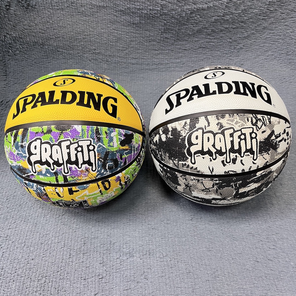 Spalding Graffiti 斯伯丁 Basketbball 塗鴉 室外 橡膠 7號 籃球【WENWU】