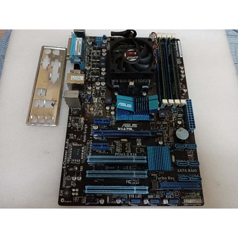 ASUS-M5A78L+FX6100-CPU+DDR3-8G-記憶體/良品