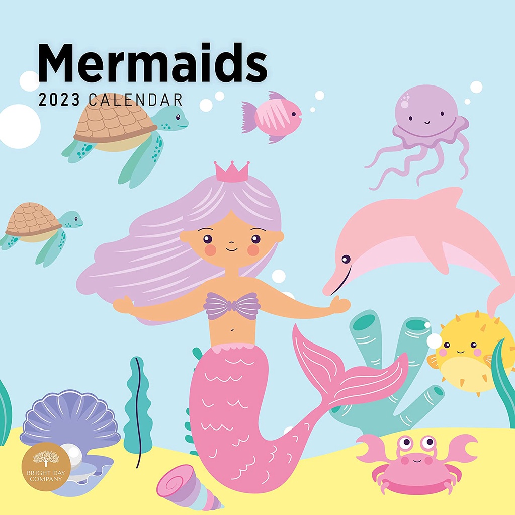 預購👍正版空運👍英國專櫃 美人魚  2023年 月曆 Mermaids 年曆 壁掛