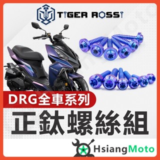 【現貨免運附發票🔥】DRG 全車螺絲 鈦螺絲 鈦合金螺絲 鐵板牙 車殼螺絲 鐵板牙螺絲 卡座螺絲 空濾螺絲 DRG 改裝