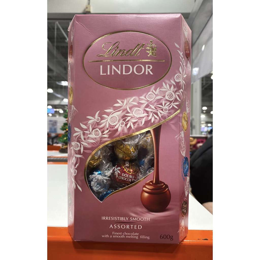 台中市 好市多 24H及時送 (開發票統編) 瑞士蓮 Lindt Lindor 綜合巧克力 粉紅限定版 600克 巧克力