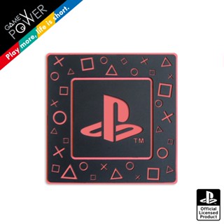 PlayStation 正版授權 PS LOGO 止滑矽膠杯墊 黑桃[現貨] OLP-WLA-01BP 方型杯墊 PS5