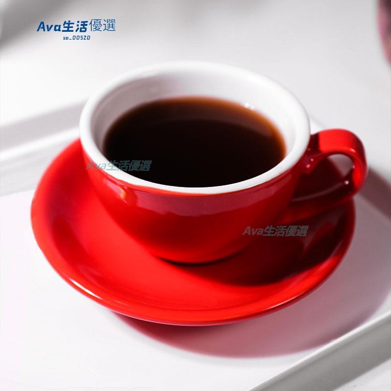 熱銷歐式陶瓷拿鐵咖啡杯 加厚美式卡布奇諾大口拉花咖啡杯碟套裝 300ml 酒杯調酒用品