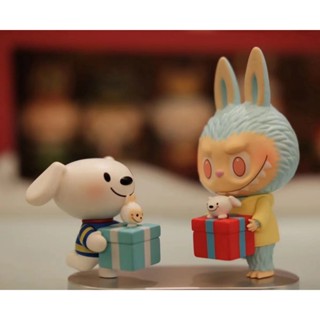 POPMART泡泡瑪特 Labubu 吊卡 禮物 系列 泡泡瑪特 popmart 京東 JOY 禮物吊卡 全新中盒 聖誕