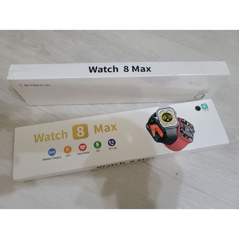 2022 WATCH 8 MAX 1.92吋大錶面 智能手錶 智慧手錶 無線充電 支援NFC  藍芽連接 可測心率 計步