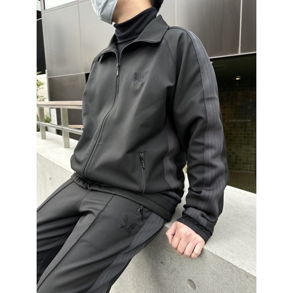 KITH x NEEDLES Track Jacket / Pant 聯名別注限定 刺繡蝴蝶 高級材質 黑色