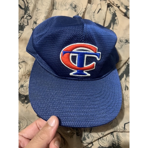 二手 早期 古著  CT Chinese Taipei 中華隊 機能 全封 老帽 棒球帽 cap size m 57cm