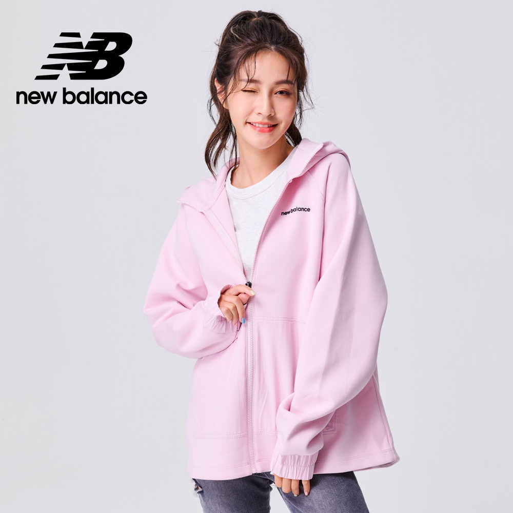 【New Balance】 NB 連帽休閒外套_女性_粉色_WJ31101SOI