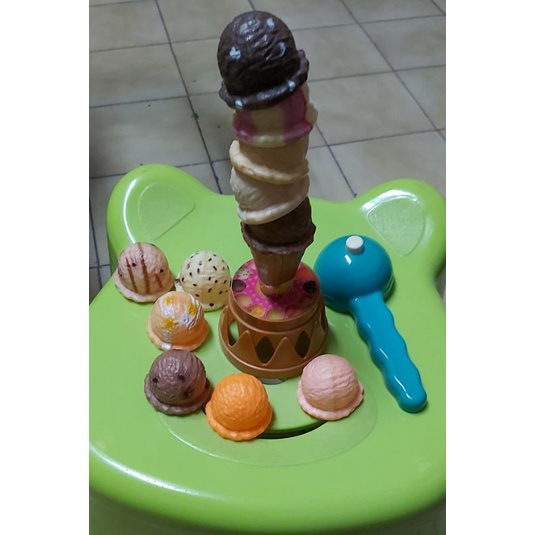 🔸️二手 冰淇淋疊疊樂 兒童玩具 平衡遊戲 專注力